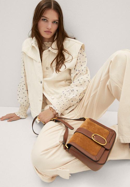 MANGO - Waistcoat alaia - light pastel beige