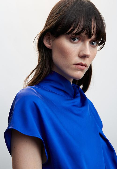 MANGO - One-piece suit atlantis - mid blue