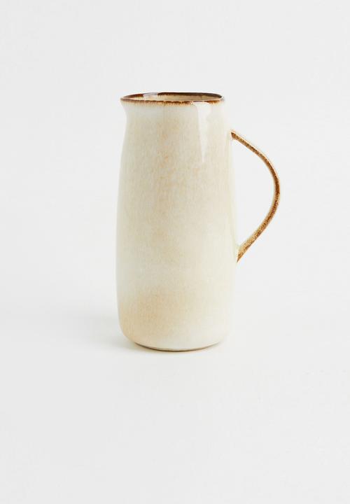 H&M - Stoneware jug - light beige