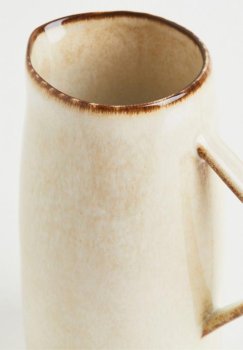 H&M - Stoneware jug - light beige