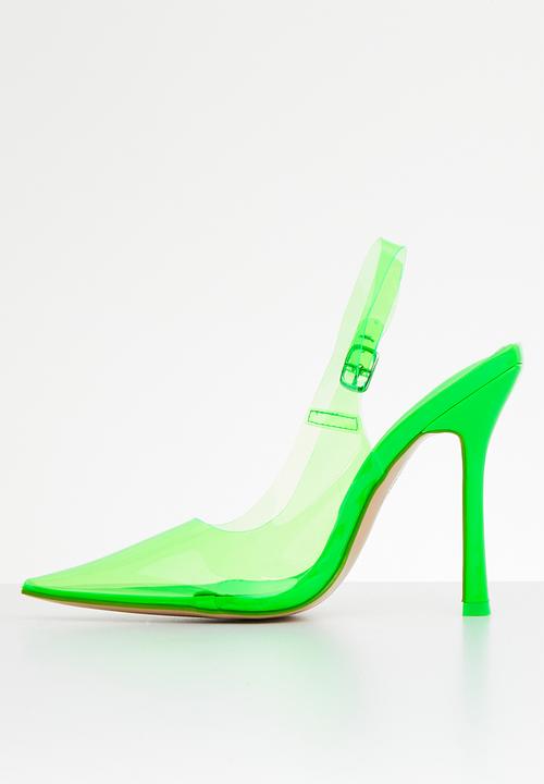Public Desire - Infinity court heel - neon green