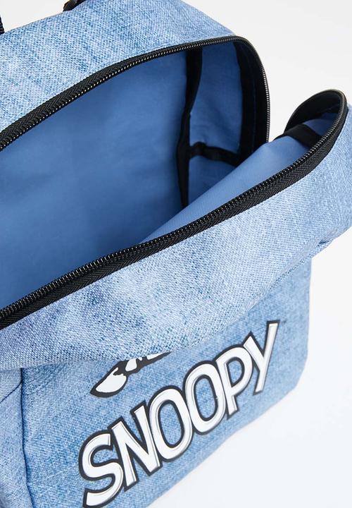 Pop Candy - Snoopy washington denim backpack - grey & blue 
