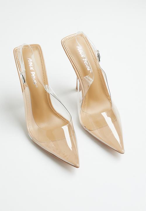 Public Desire - Infinity court heel - nude patent