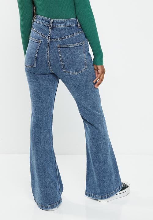 Cotton On - Original flare jean - misty blue