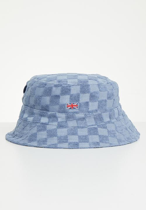 Ben Sherman - Towelling bucket hat - blue