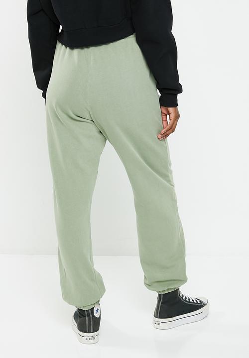 Cotton On - Classic washed trackpant - washed sage