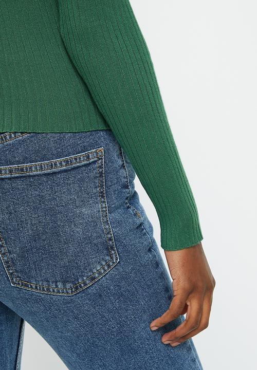 Cotton On - Urban rick mock neck top - deep green