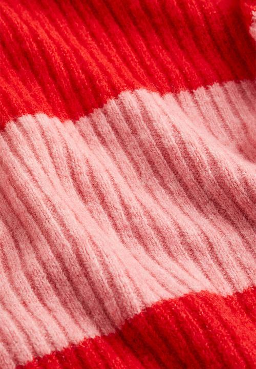 H&M - Rib-knit jumper - red/striped