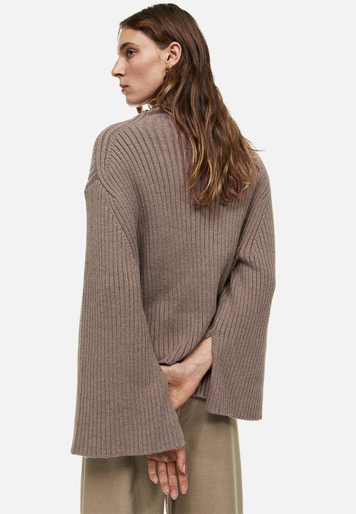H&M - Oversized turtleneck jumper - greige