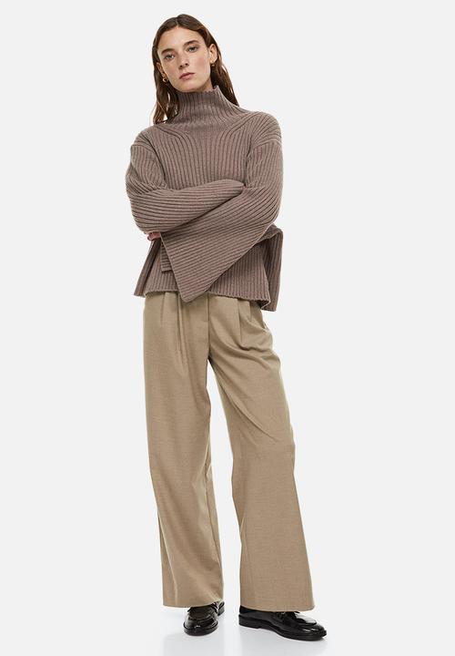 H&M - Oversized turtleneck jumper - greige