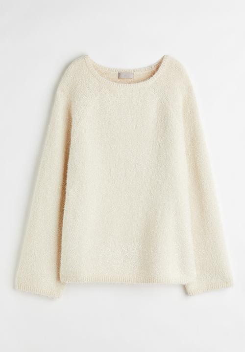 H&M - Oversized fluffy jumper - cream