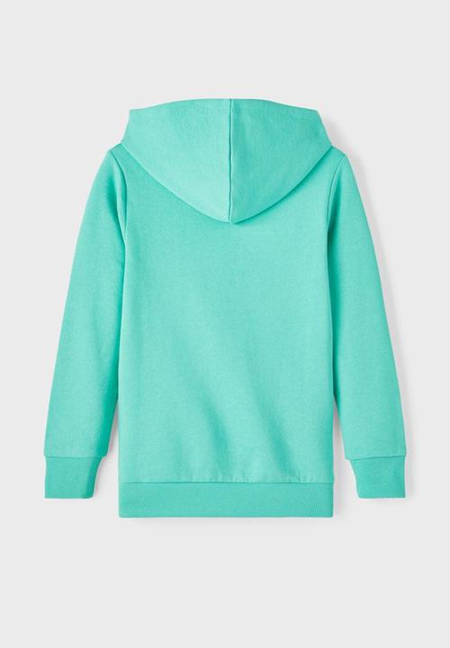 Name It - Long sleeve hoodie bru - aqua green
