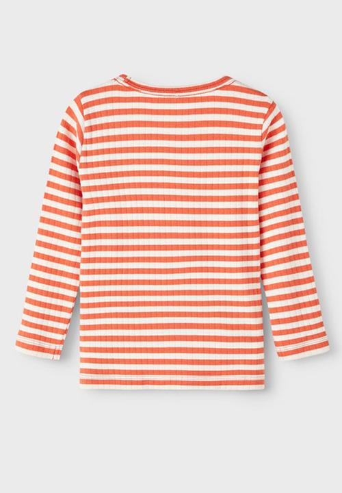 Name It - Nmfburaja long sleeve slim top - orange
