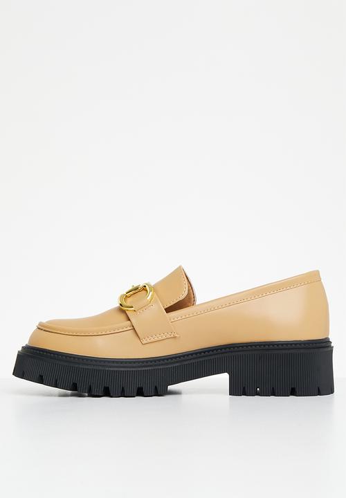 Madison® - Mia gold trim loafer - tan