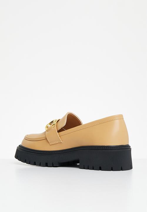 Madison® - Mia gold trim loafer - tan
