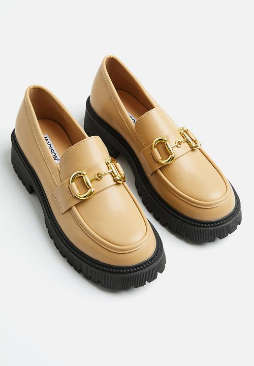 Madison® - Mia gold trim loafer - tan