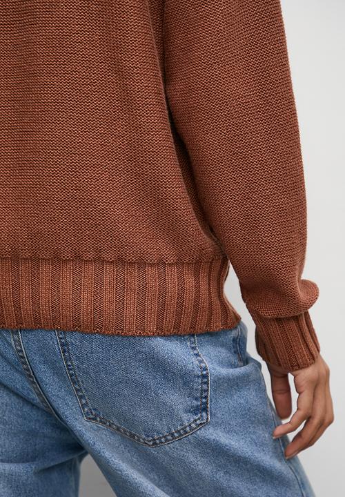 Superbalist - Cable funnel neck - tan