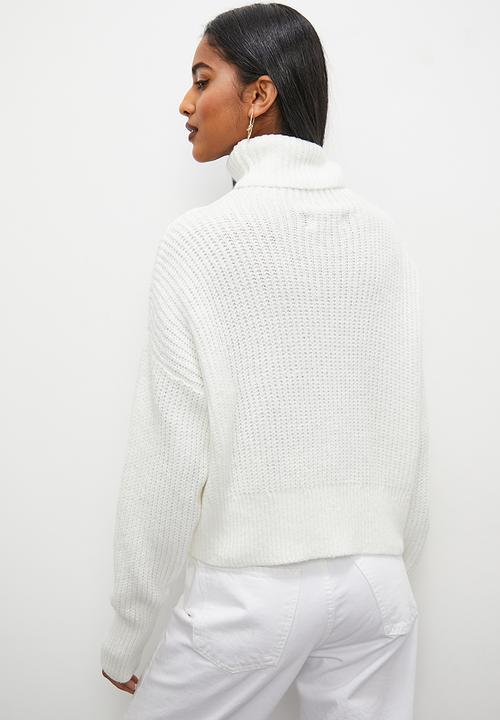 Superbalist - Meet n greet roll neck - white