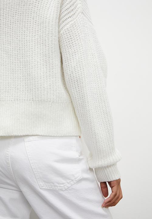 Superbalist - Meet n greet roll neck - white