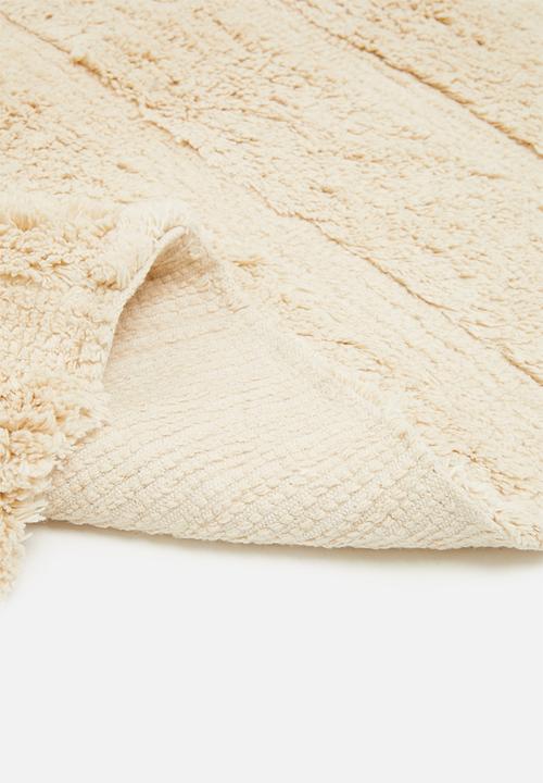 Sixth Floor - Stripe tufted runner - cream