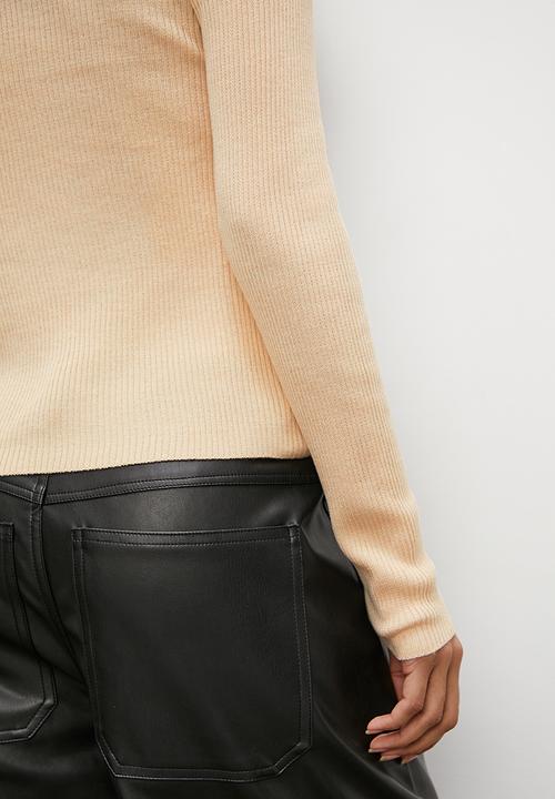 Superbalist - Skinny polo neck - oat