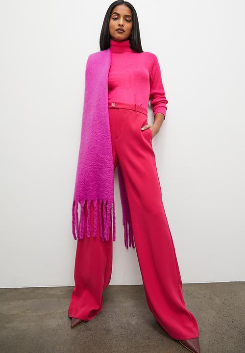 Superbalist - Skinny polo neck - cerise