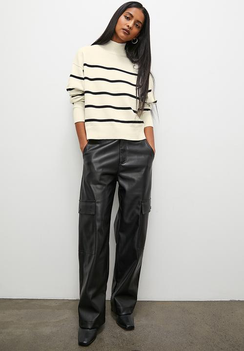 Superbalist - Breton stripe pull over - ecru based stripe