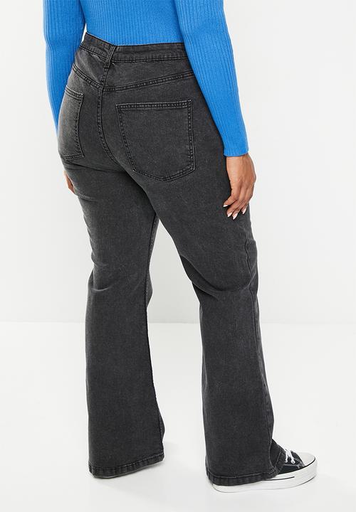 Cotton On - Plus original flare jean - graphite black