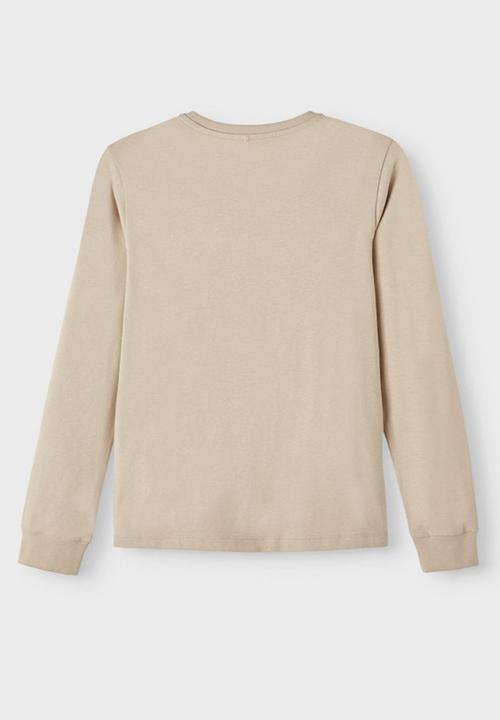 Name It - Benn skateboarding long sleeve top - hummus