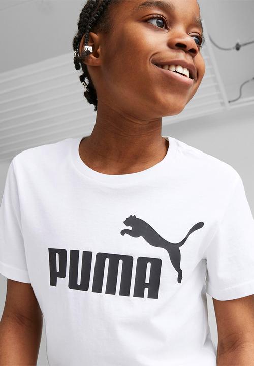 PUMA - Ess logo tee b - puma white