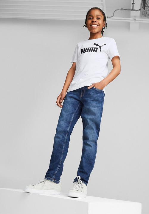 PUMA - Ess logo tee b - puma white