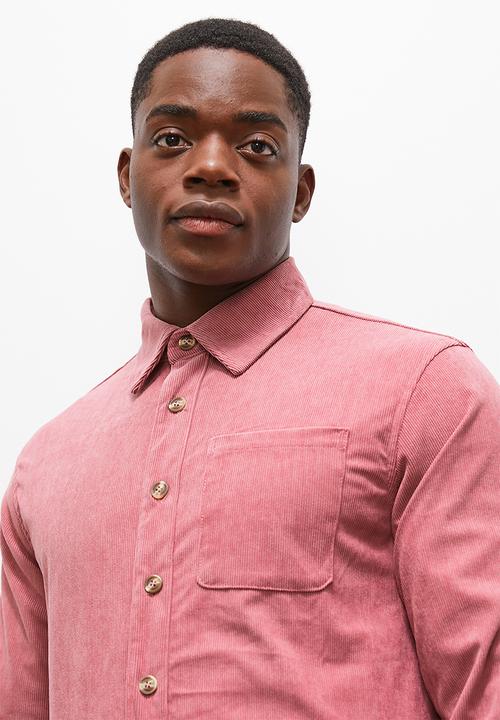 Lark & Crosse - Fine corduroy shirt - pink