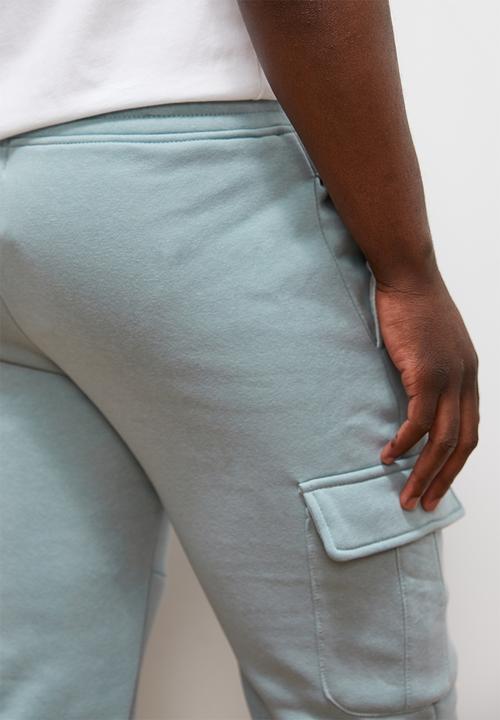 Lark & Crosse - Mike utility fleece pant - airforce blue 
