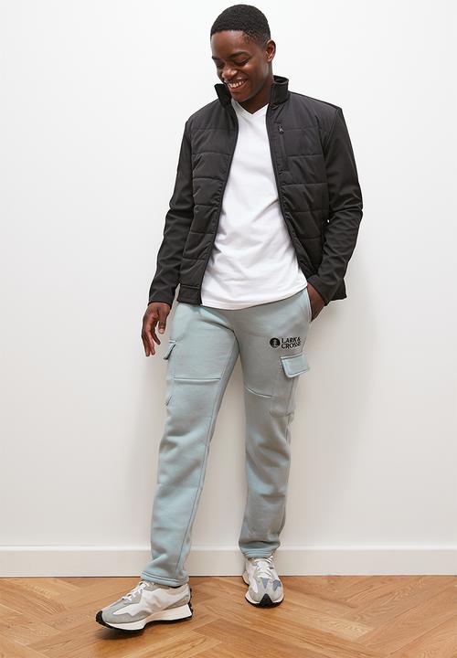 Lark & Crosse - Mike utility fleece pant - airforce blue 