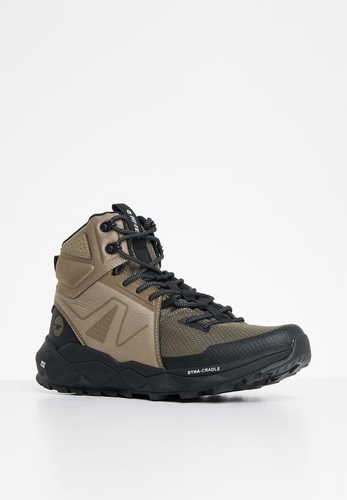 Hi-Tec - Geo trail mid - mid brown & black