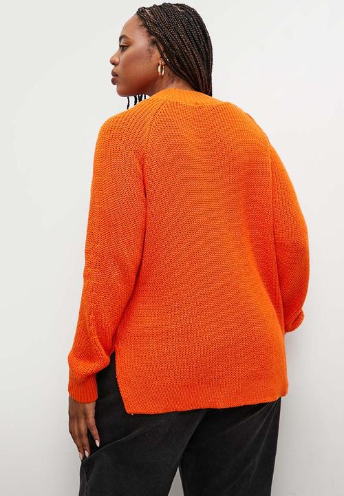 Superbalist - Funnel neck pull over - orange