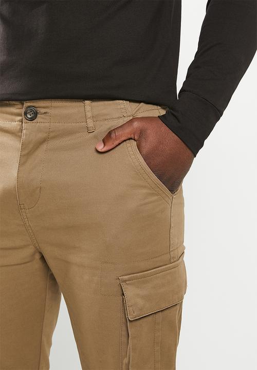 Pierre Cardin - Cargo long pant - taupe