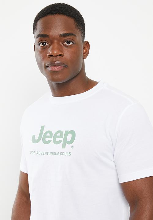 JEEP - Jeep logo print tee - white