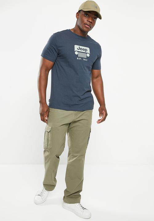 JEEP - Grille icon print tee - true navy