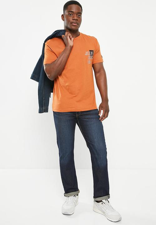 JEEP - Fashion print graphic tee - copper