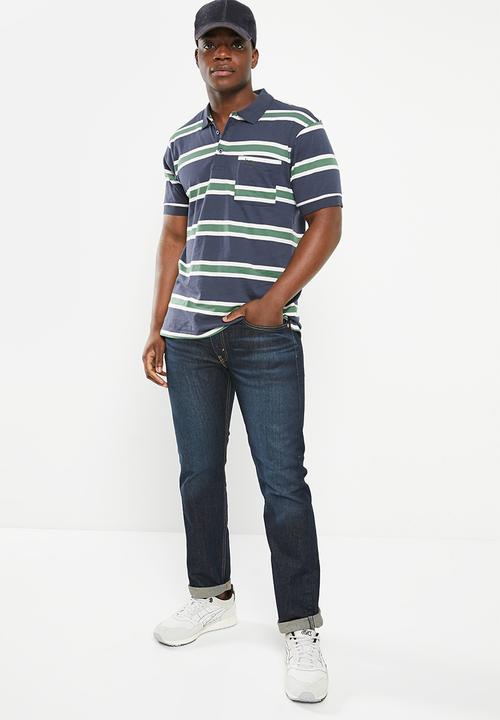 JEEP - Yd multi stripe golfer - multi