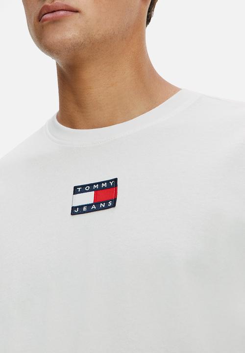 Tommy Hilfiger - Tjm tommy badge tee - white