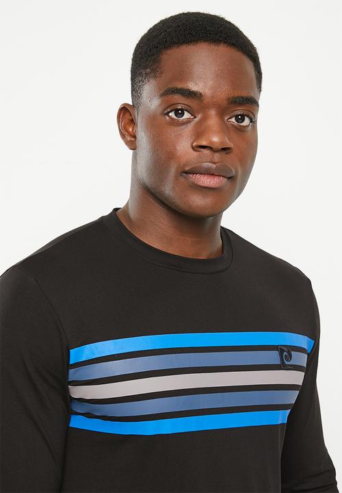 Pierre Cardin - Pc portland long sleeve tee - black