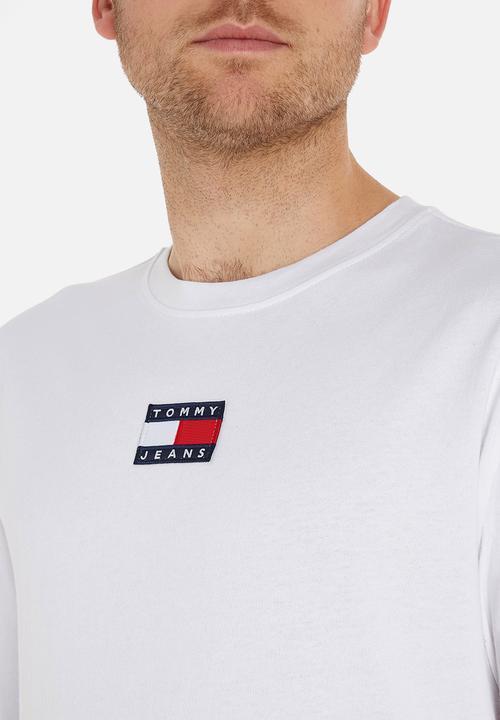Tommy Hilfiger - TJM Tommy badge tee - white