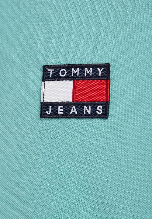 Tommy Hilfiger - Tjm tommy badge lightweight polo - mid blue