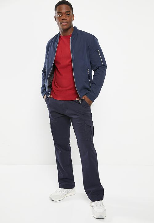 Pierre Cardin - Crew knitwear - red
