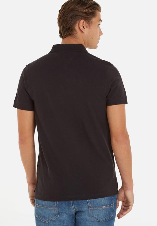 Tommy Hilfiger - Tjm tommy badge lightweight polo - black