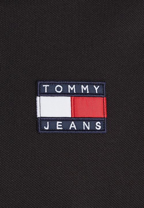 Tommy Hilfiger - Tjm tommy badge lightweight polo - black