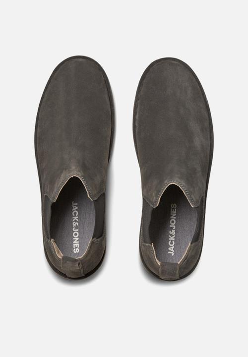 Jack & Jones - Jfwbravo suede chelsea boot - pirate black