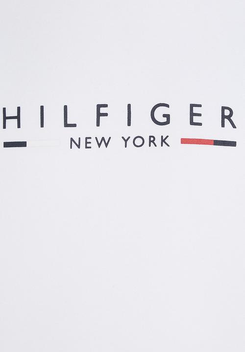 Tommy Hilfiger - Hilfiger new york hoodie - white